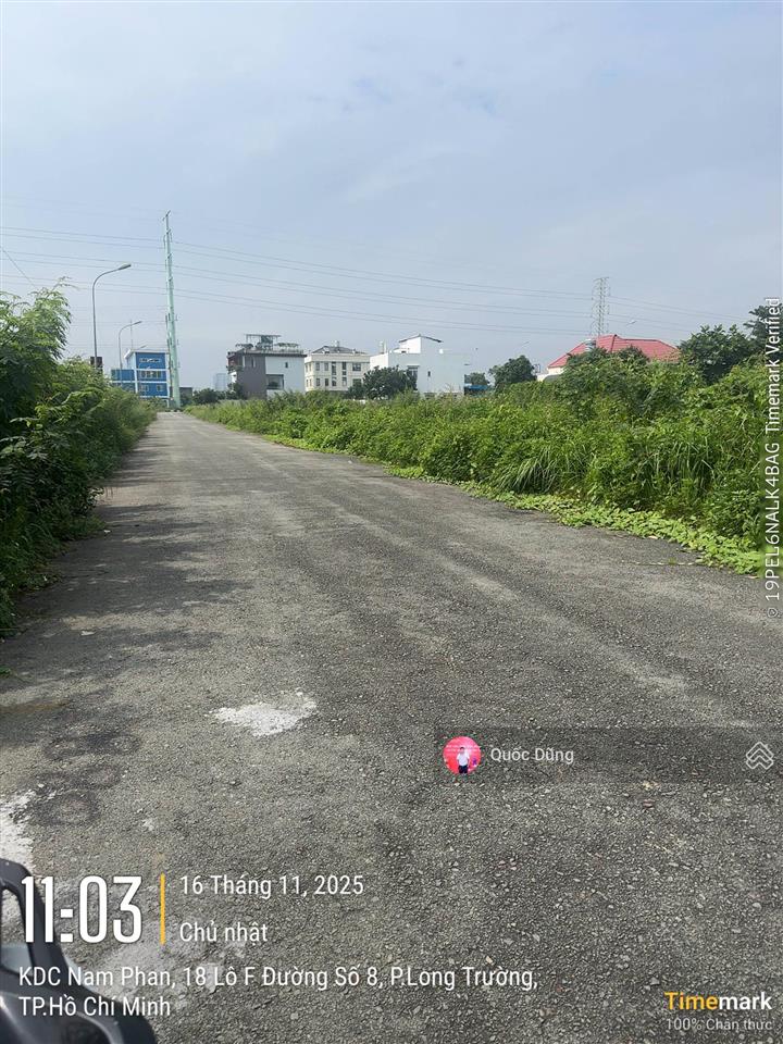 Bán nhanh lô f mặt tiền đường 16m view sông tại kdc phú nhuận, p phước long, giá 95tr/m2