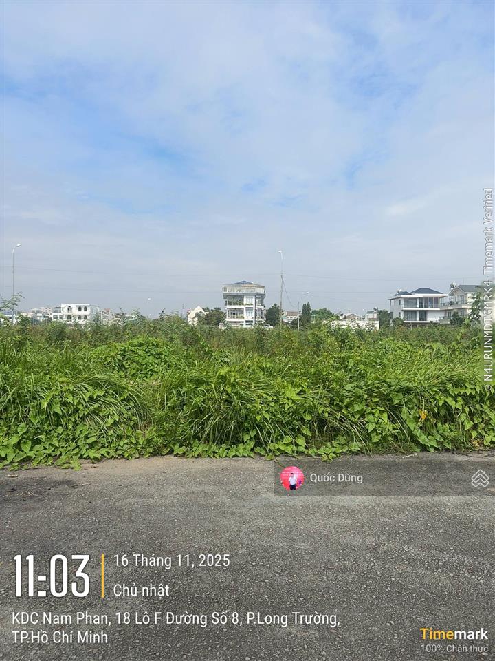Bán nhanh lô f mặt tiền đường 16m view sông tại kdc phú nhuận, p phước long, giá 95tr/m2