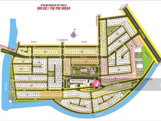 Độc quyền bán nhanh lô f mặt tiền đường 16m view sông tại kdc phú nhuận, p phước long giá 95tr/m2