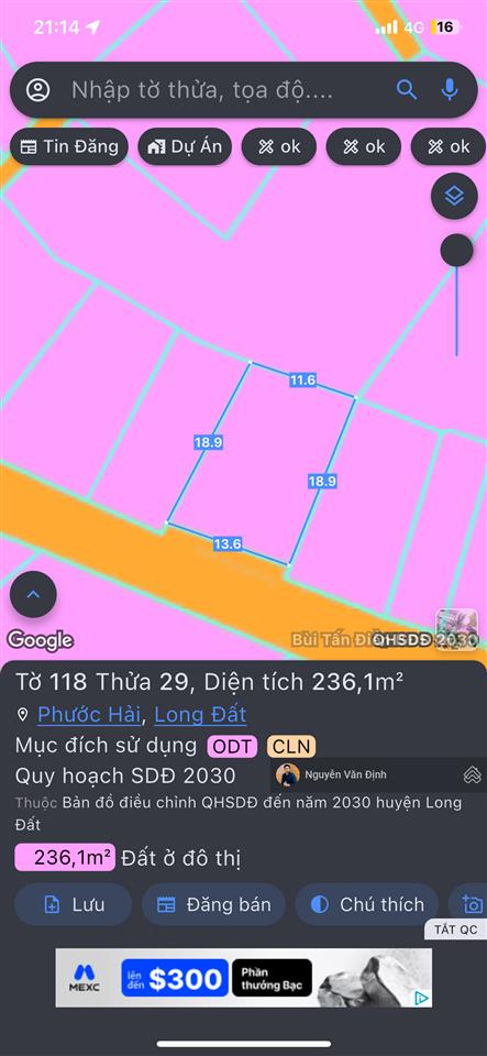 Chỉ 4ty2 sở hữu 236m2ngang 13m mặt tiền ngô quyền, cách biển bãi tắm phước hải 1km
sổ sẵn