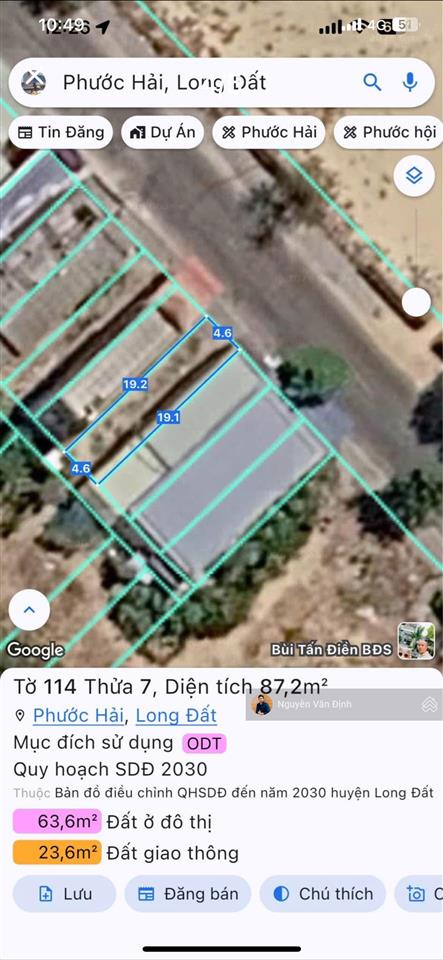 Siêu phẩm phước hải chỉ 250m đi bộ ra biển.
mt đường chính lê lai 87m2 4,6mx19m full thổ 4tỷ5