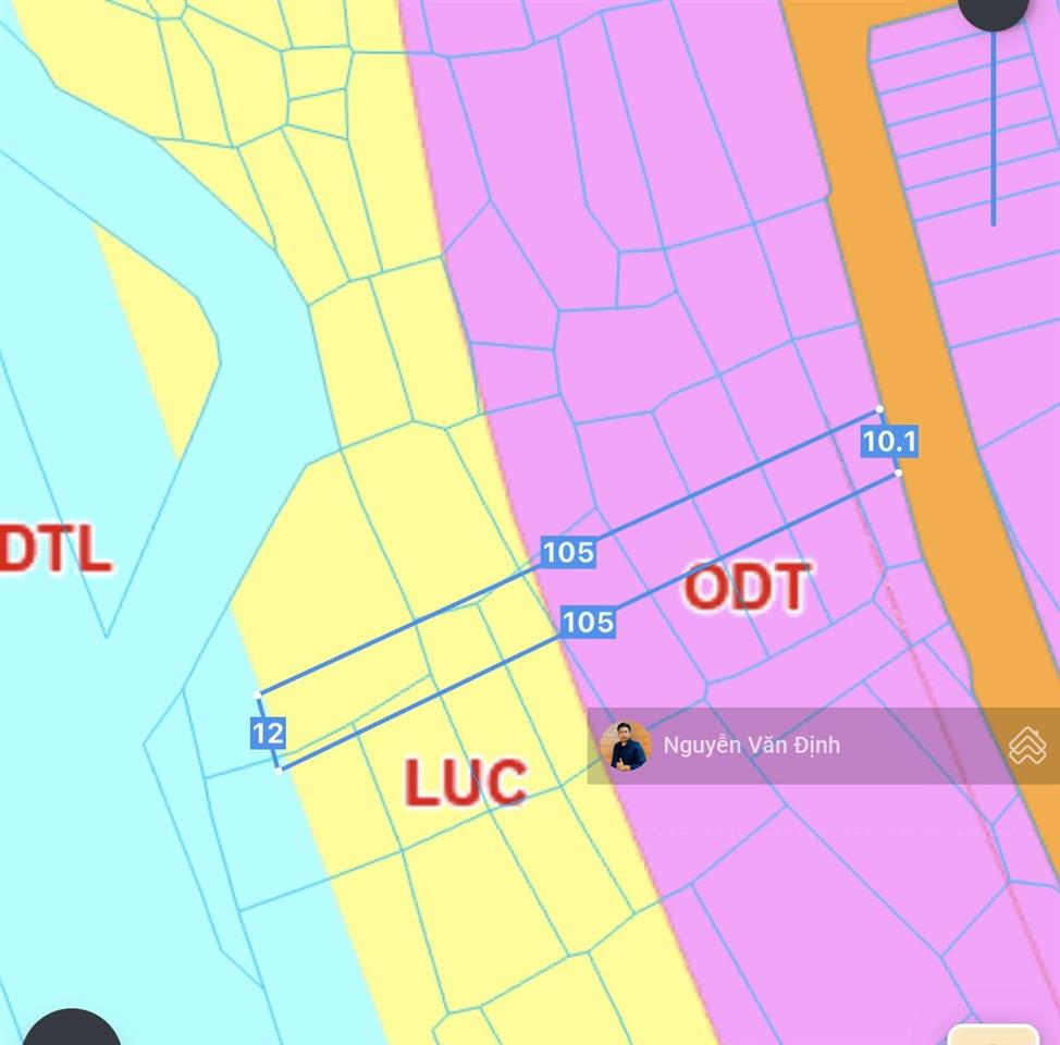 1140m2 ngang 10m mặt tiền lê thánh tông,có 80 thổ cư, view cánh đồng lúa và núi minh đạmgiá 3ty