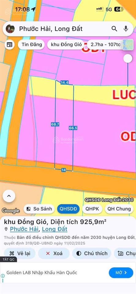 Khu cafe & homestay đồng gió phước hải ngày càng đẹp.
dt 925m2 (14 x 66m), 80m2 thổ cư.5ty2