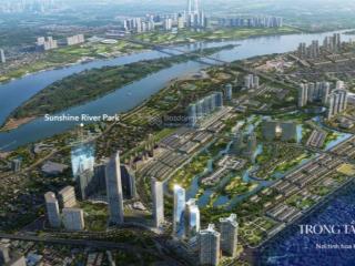 Sunshine river park, căn hộ 3pn, 2vs, giá chỉ 13,557 tỷ, view sông hồng, cầu nhật tân.