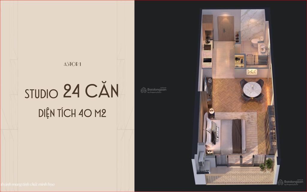 Chỉ từ hơn 5 tỷ sở hữu ngay căn hộ studio thời thượng  tại ciputra  dự án astor 1