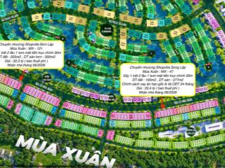 Bán shopvilla song lập & đơn lập mùa xuân giai đoạn 1, nhận nhà t6/2026 giá tốt