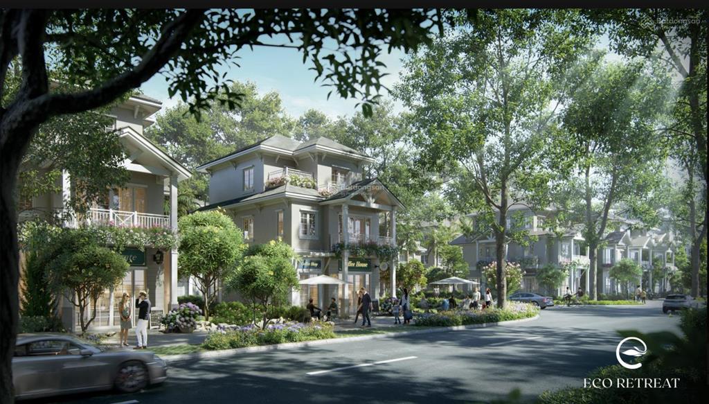 Cho thuê shopvilla  shophouse xẻ khe nằm trục đường chính 30m, vừa ở vừa kinh doanh eco retreat