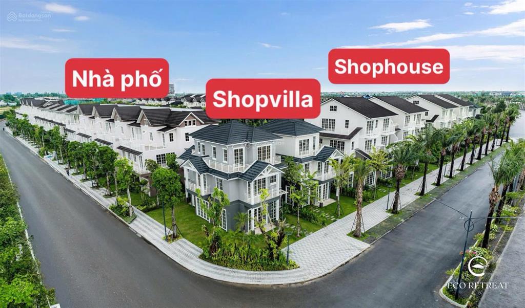 Cho thuê shopvilla  shophouse xẻ khe nằm trục đường chính 30m, vừa ở vừa kinh doanh eco retreat