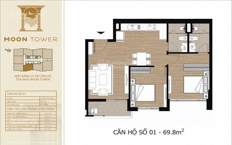 Bán cc tại tây hồ residence, 8,x tỷ, 75m2, 2pn, 2wc, full nội thất hot!