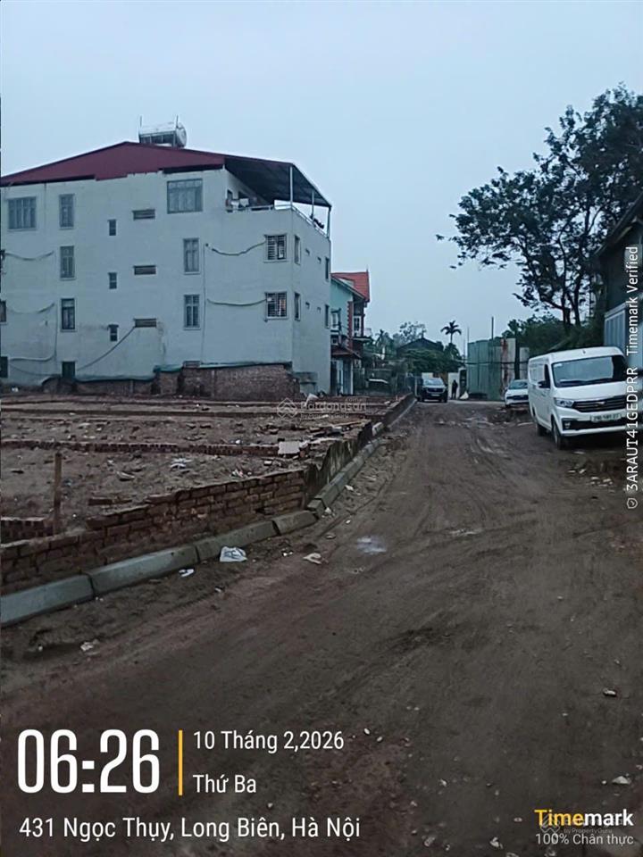 Bán đất ngọc thụy bồ đề dt 125 m2 mặt tiền 5 9m đường 8 m .  mr huy 0961 833 ***