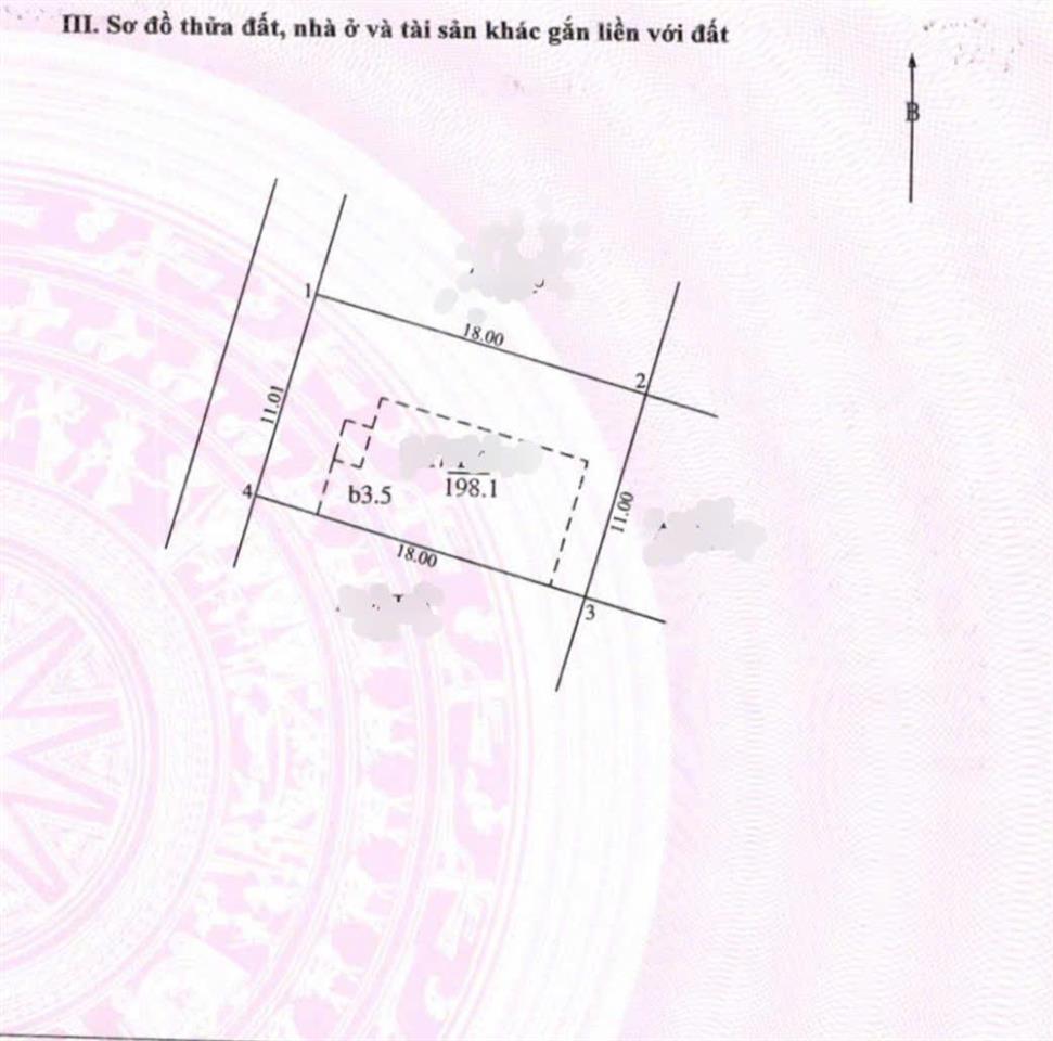 Bán biệt thự song lập khu đô thị việt hưng dt 198 m2 mặt tiền 11 m hoàn thiện cơ bản .