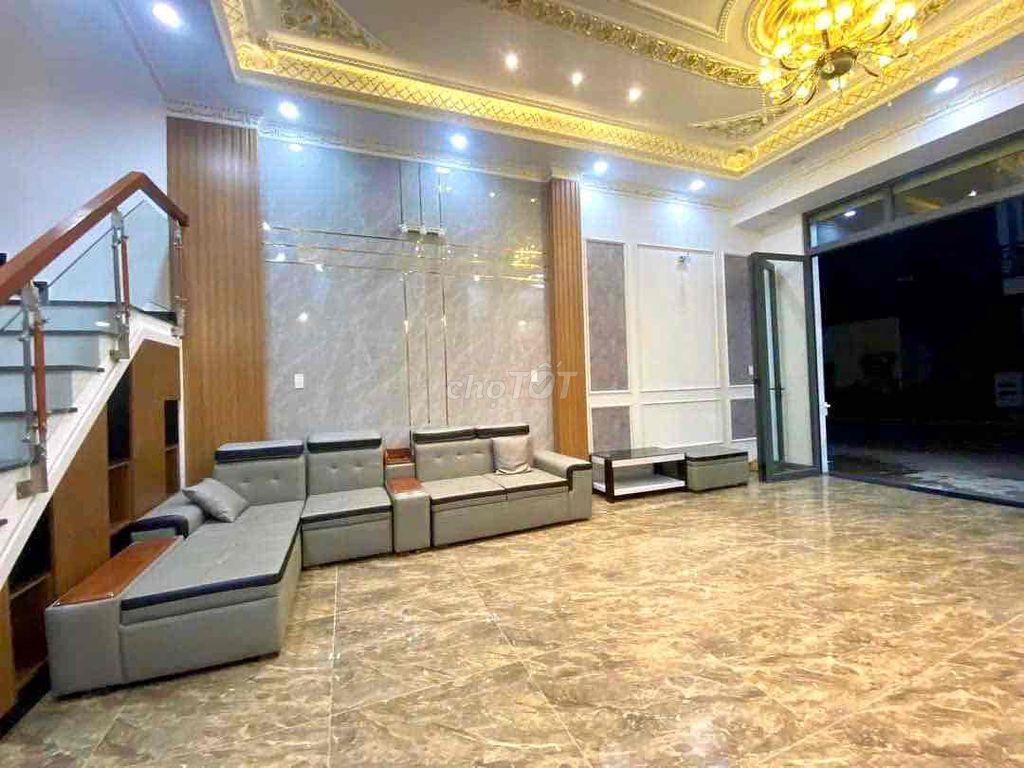 nhà 1 trệt 2 lầu An Phú,Thuận An,80m2  4p ngủ, có nội thất