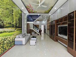 nhà 2 lầu 1 trệt Bình Chuẩn,Thuận An,có nội thất cơ bản,đường 7m