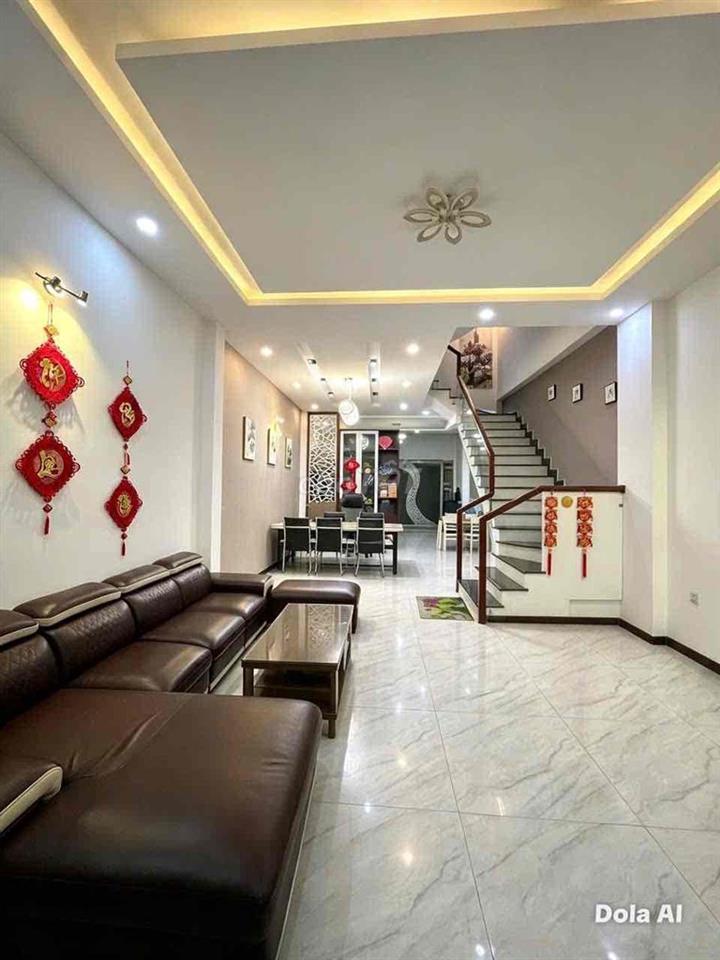 nhà 1 trệt 2 lầu AN PHÚ,THUẬN AN,Dt 5x15 75m2 có nội thất,đường 7m