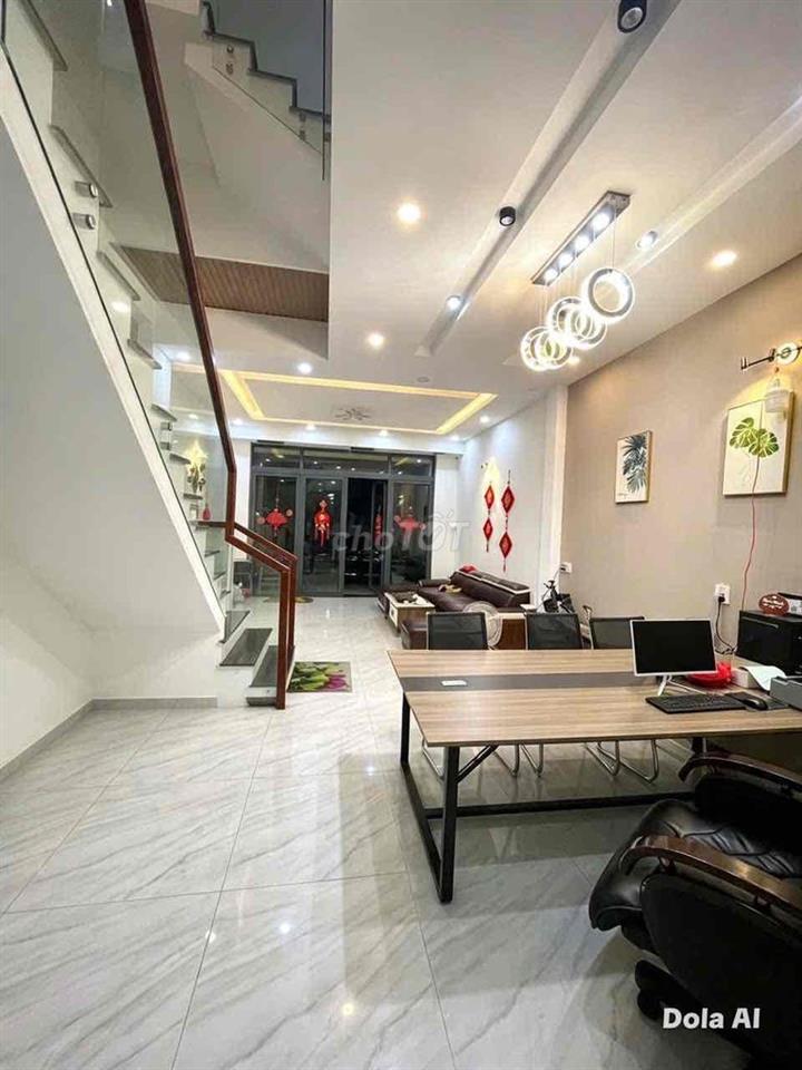 nhà 1 trệt 2 lầu AN PHÚ,THUẬN AN,Dt 5x15 75m2 có nội thất,đường 7m