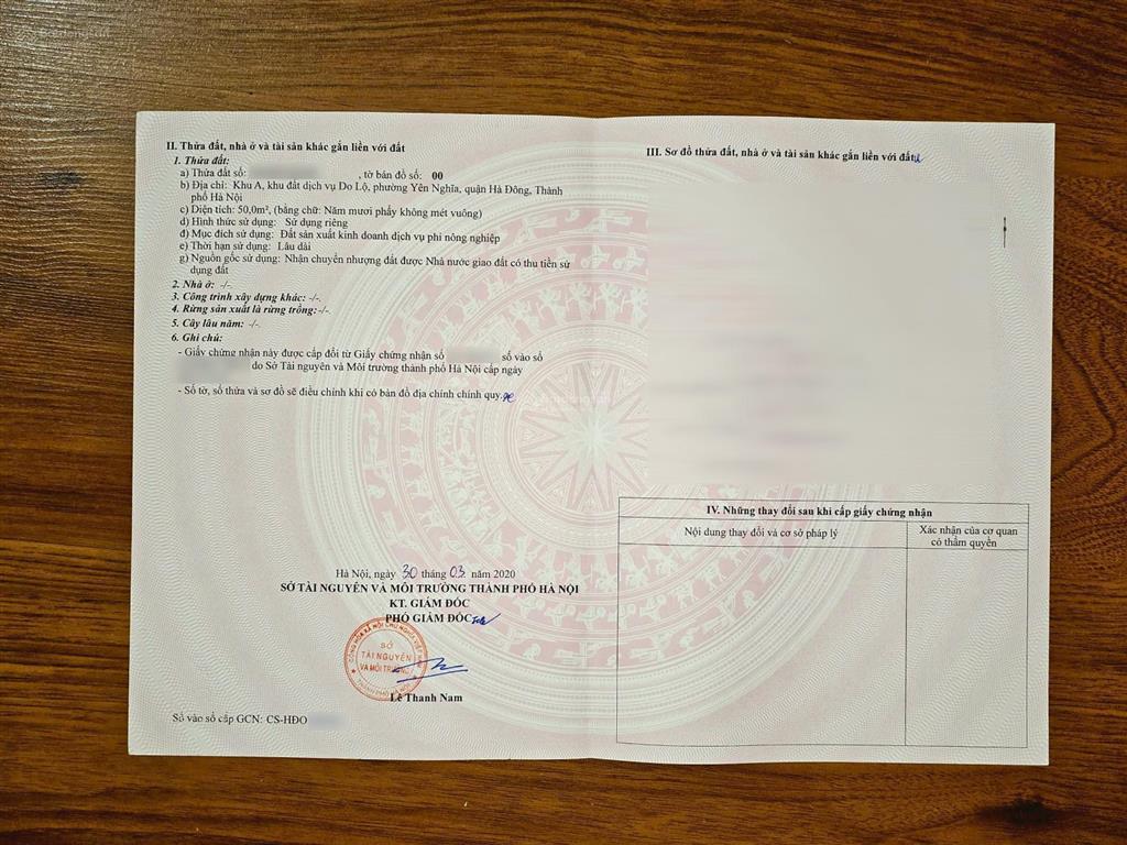 Tôi chính chủ cần bán lô đất 50m2 mặt tiền 5m, đường 18m tại khu a đất dịch vụ gần bến xe yên nghĩa