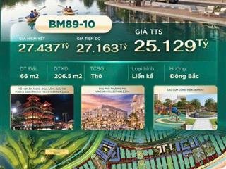 Bán biệt thự liền kề  view công viên và view Vịnh  ngay cạnh đường apolo 60m :0968128240