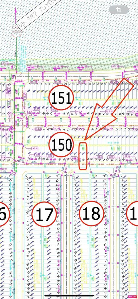 Lô đất từ giấy, sạch, 5950. phân khu đẹp nam hoà xuân