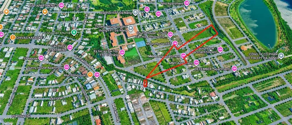 Bán đất 70m2 gần khu đô thị fpt giá 2,6 tỷ