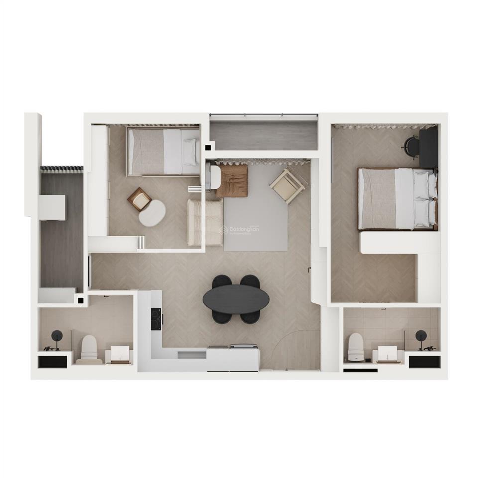 Chính chủ  nhà nội thất đẹp  2pn masteri centre point. dt 72m2. giá chỉ 5,9 tỷ