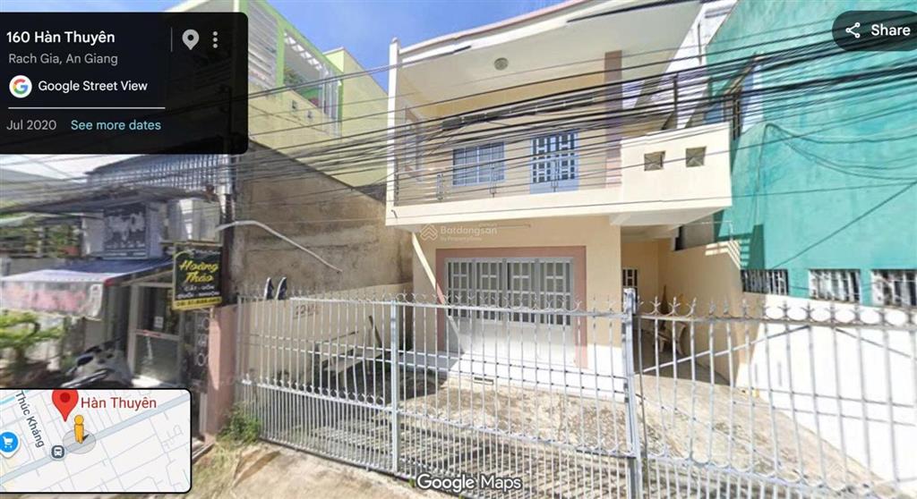 Cho thuê gấp nhà mặt phố 120m2, 7 triệu vnd / 1 tháng tại phố hàn thuyên, vĩnh quang, rạch giá