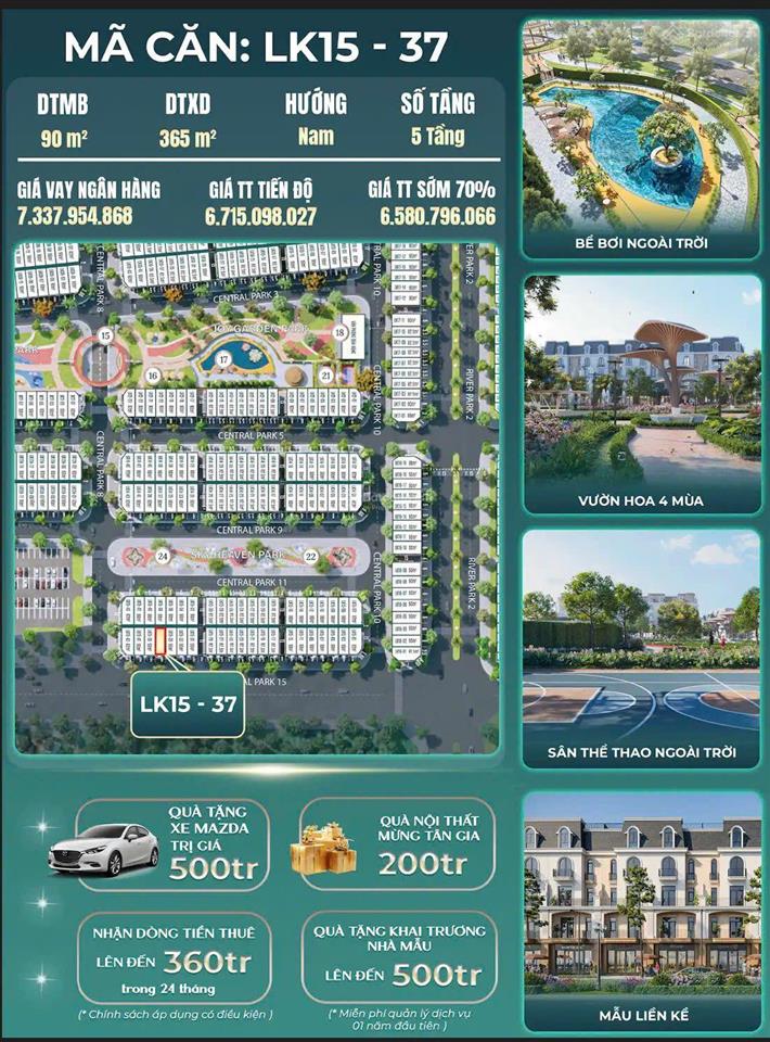 Còn hiếm có 1 căn siêu phẩm liền kề giá tốt dự án hoàng huy green river mặt công viên kd tốt