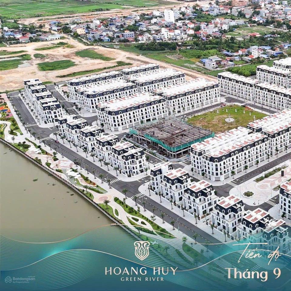Cần bán căn shophouse mặt tiền 5.5m rẻ tại dự án hoàng huy green river giá chỉ hơn 70tr/m2