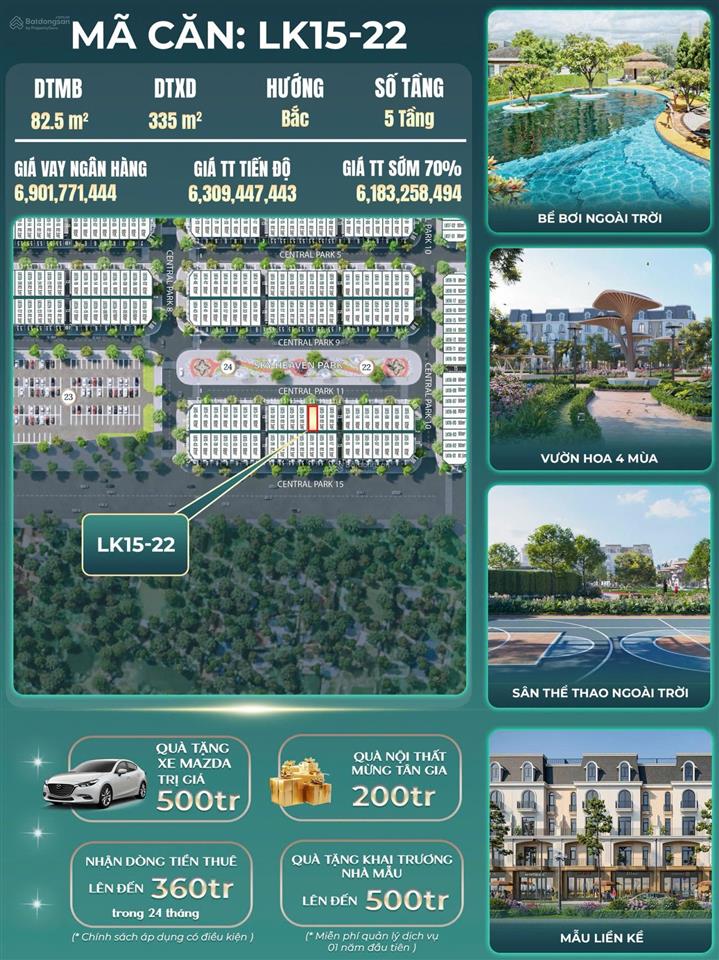Cần bán căn shophouse mặt tiền 5.5m rẻ tại dự án hoàng huy green river giá chỉ hơn 70tr/m2