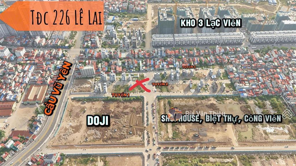 Bán đất tuyến 1 dự án 226 lê lai, ngô quyền, hải phòng