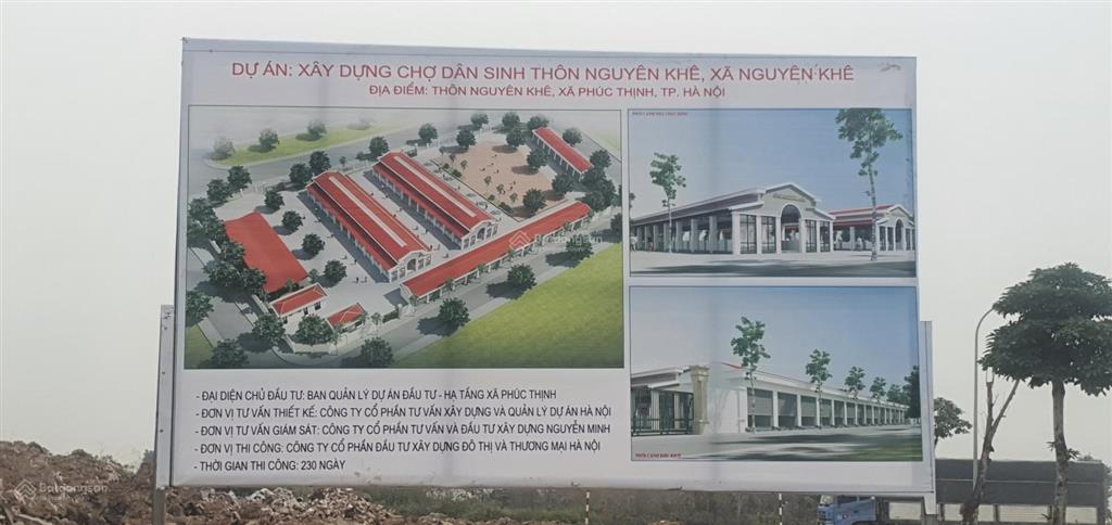 Đất tái định cư nguyên khê, phúc thịnh (nguyên khê, đông anh cũ) kinh doanh đỉnh cao