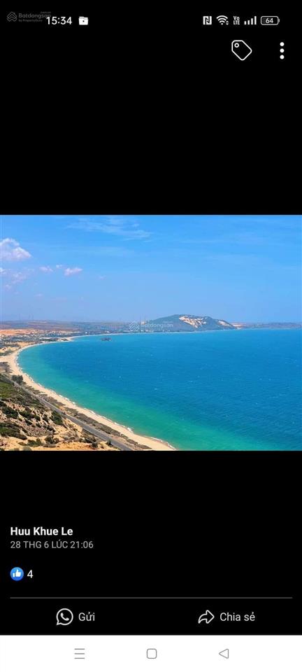 Bán 19 hecta đất mặt tiền nhựa đường 716b xã hòa phú  gần khu du lịch bàu trắng bình thuận