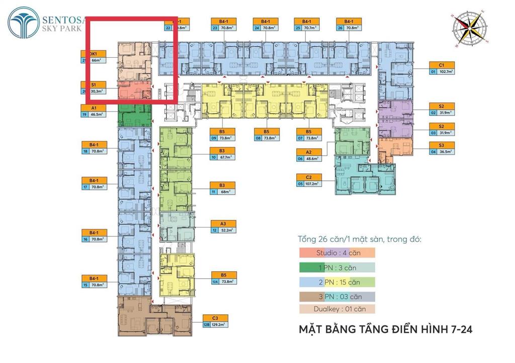 Bán căn dualkey dự án sentosa mã 21 tầng trung căn góc giá 2tỷ6xx chủ bao toàn bộ phí chuyển nhượng