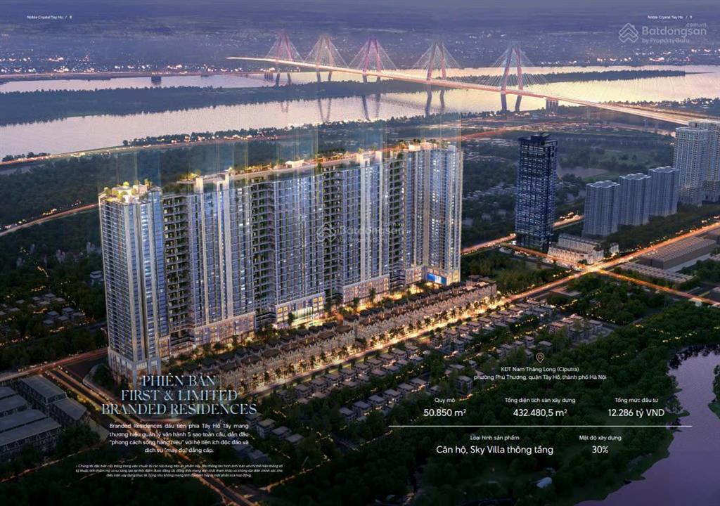 Săn ngay căn ngoại giao noble crystal tây hồ  view sông hồng giá tốt nhất thị trường
