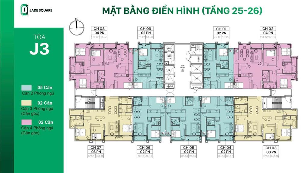 Cơ hội vàng sở hữu căn hộ siêu phẩm jade square  tây hồ tây với giá ưu đãi nhất đợt đầu