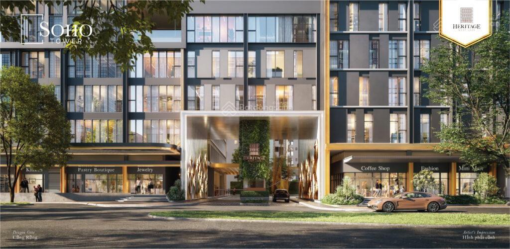 Bán căn hộ studio dự án soho heritage 677 lạc long quân giá đầu tư