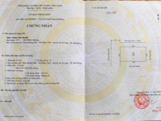 Lô góc đẹp ngay chợ hoàng mai đồng thái an dương vị trí cực đẹp, ngay cạnh chợ hoàng mai
