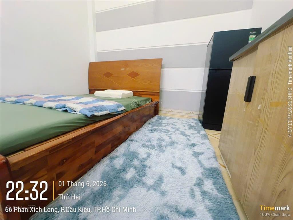 Thật 100% giảm giá 3.99triệu/tháng phòng studio 25m² có cửa sổ full nội thất khu phan xích long p2