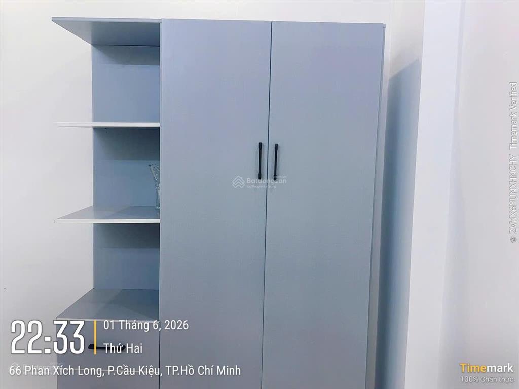 Thật 100% giảm giá 3.99triệu/tháng phòng studio 25m² có cửa sổ full nội thất khu phan xích long p2
