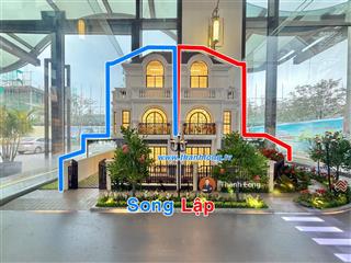 1/42 lô biệt thự song lập sân vườn sẵn sổ hồng hạc city, sân đỗ 2 ô tô.  0983 218 ***