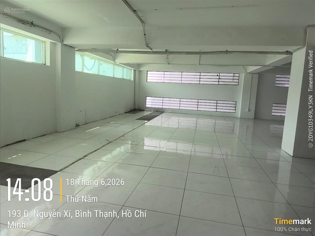 Cho thuê văn phòng 150m2 ở nguyễn xí, giá 19 triệu/tháng