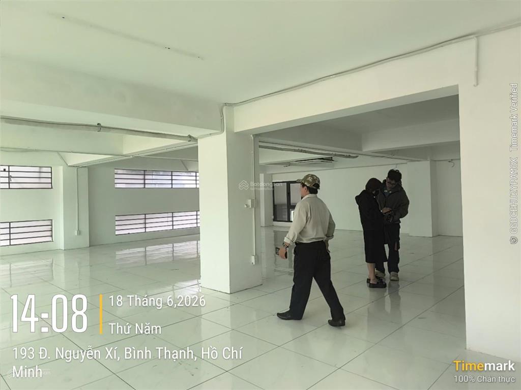 Cho thuê văn phòng 150m2 ở nguyễn xí, giá 19 triệu/tháng