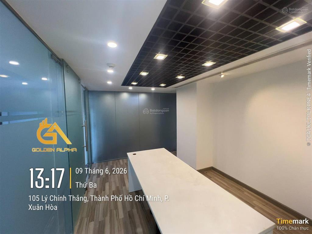 Cho thuê văn phòng 70m2 lý chính thắng giá chỉ 23 triệu