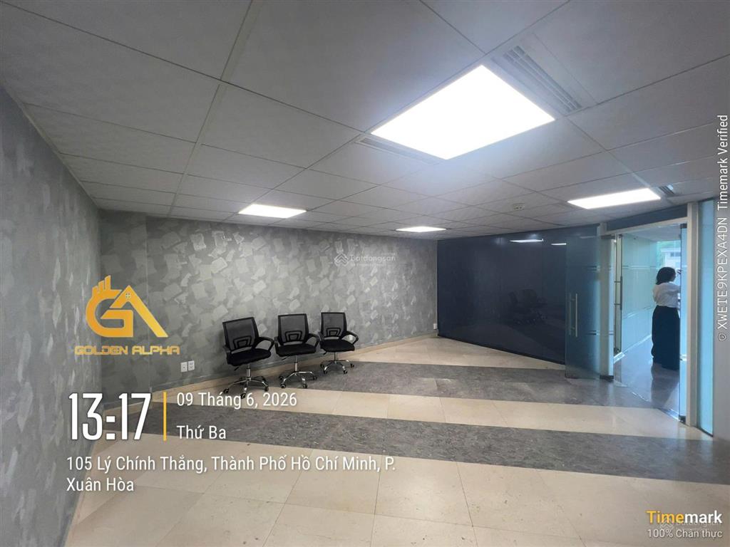 Cho thuê văn phòng 70m2 lý chính thắng giá chỉ 23 triệu