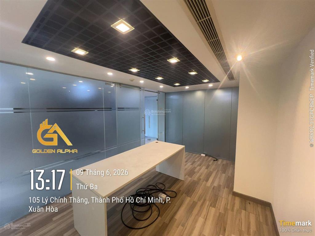 Cho thuê văn phòng 70m2 lý chính thắng giá chỉ 23 triệu