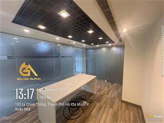 Cho thuê văn phòng 70m2 lý chính thắng giá chỉ 23 triệu