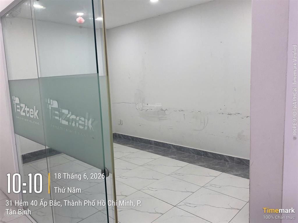 Cho thuê văn phòng 100m² giá tốt chỉ 17 triệu tại tân bình