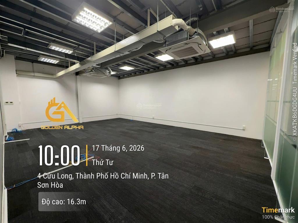Cho thuê văn phòng 58m2 ở cửu long, giá chỉ 13 triệu