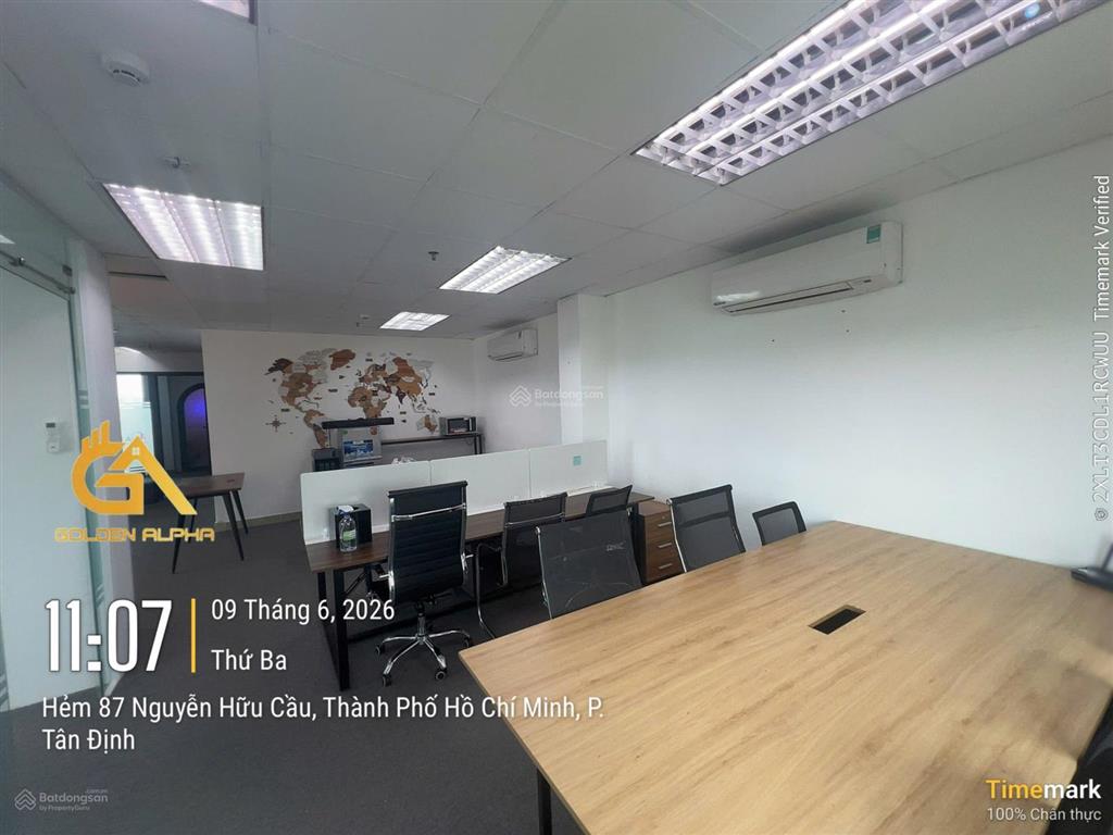 Cho thuê văn phòng 85m² full nội thất ở quận 1 giá chỉ 23 triệu