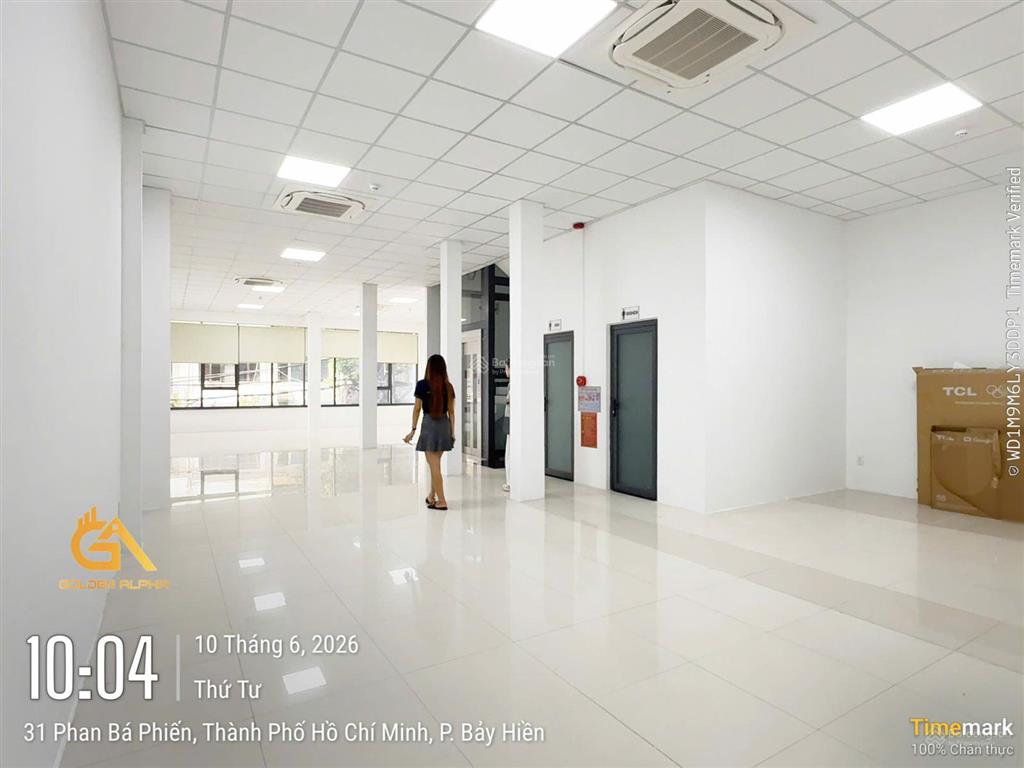 Cho thuê văn phòng 165m² quận tân bình giá chỉ 23 triệu