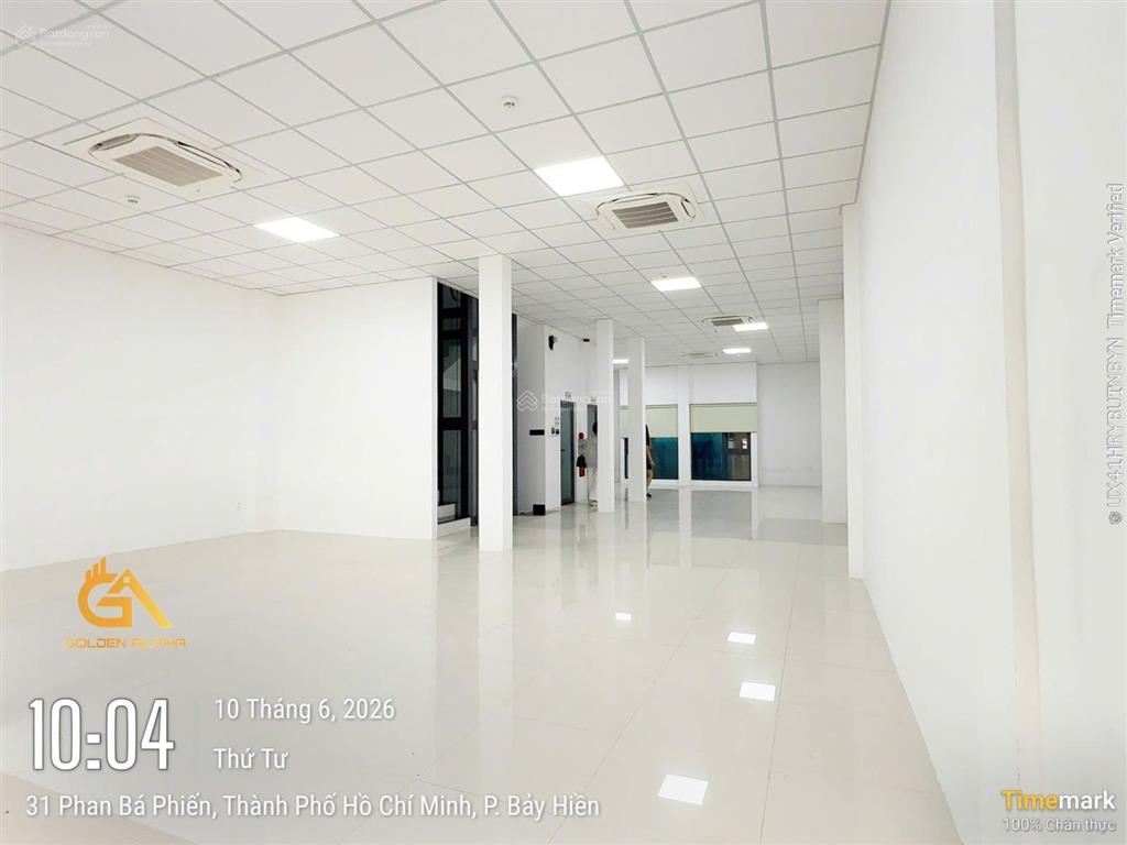 Cho thuê văn phòng 165m² quận tân bình giá chỉ 23 triệu